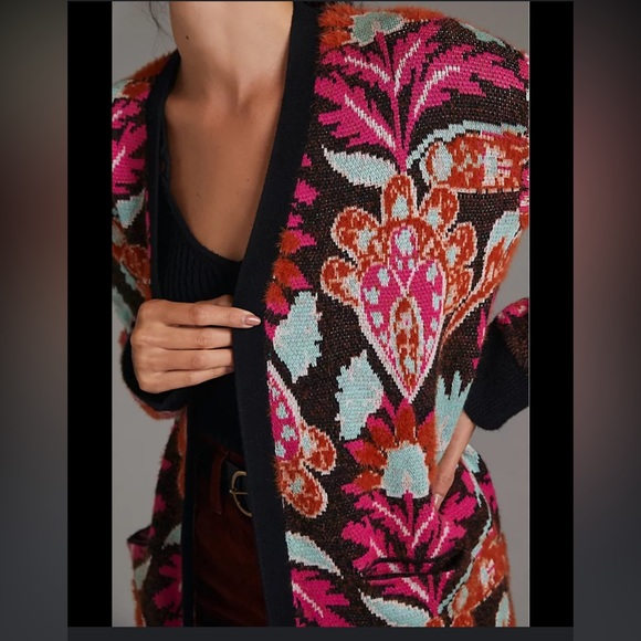 NWOT - Anthropologie - Milly Mixed Pattern
Cardigan w/Pockets - Size Small - Picture 2 of 5
